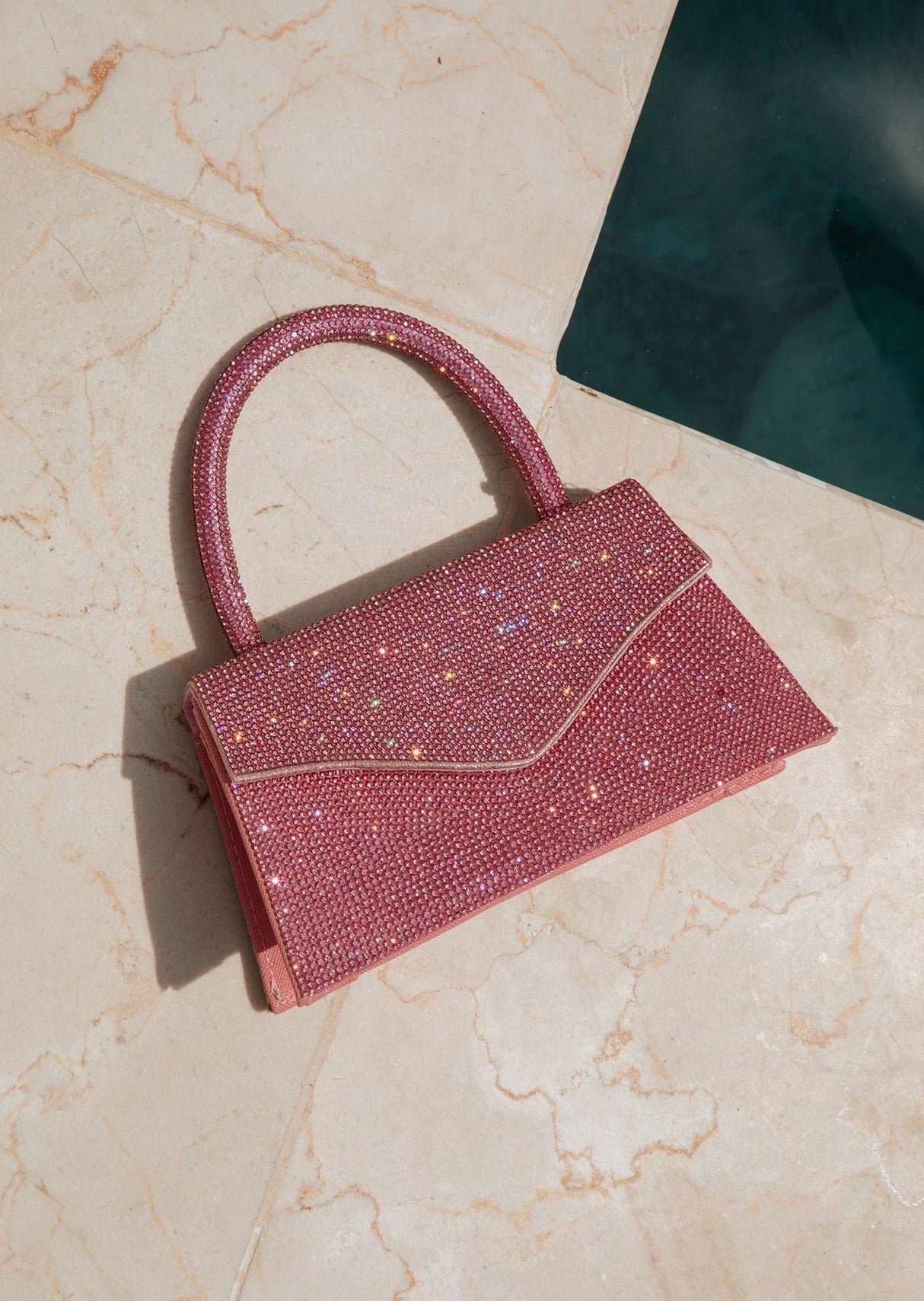 Mini Bag Pink Glitter