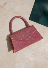 Mini Bag Pink Glitter