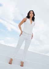 Pantalon Pinza Ovi Blanco